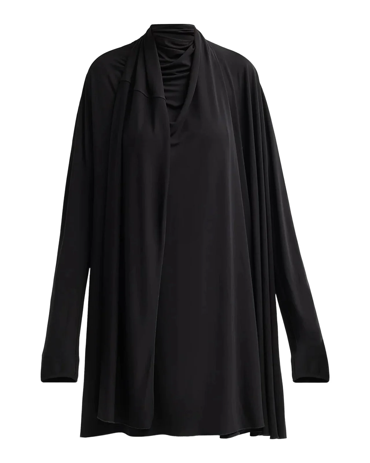 TOTEME Scarf-Trim Jersey Knee-Length Dress