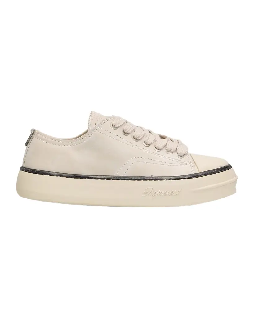 Represent Men's Cap-Toe Leather Low-Top Sneakers