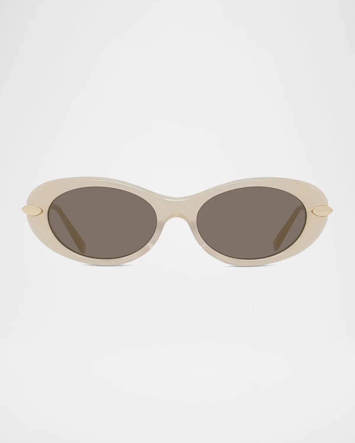 Givenchy Bold 52MM Oval Sunglasses