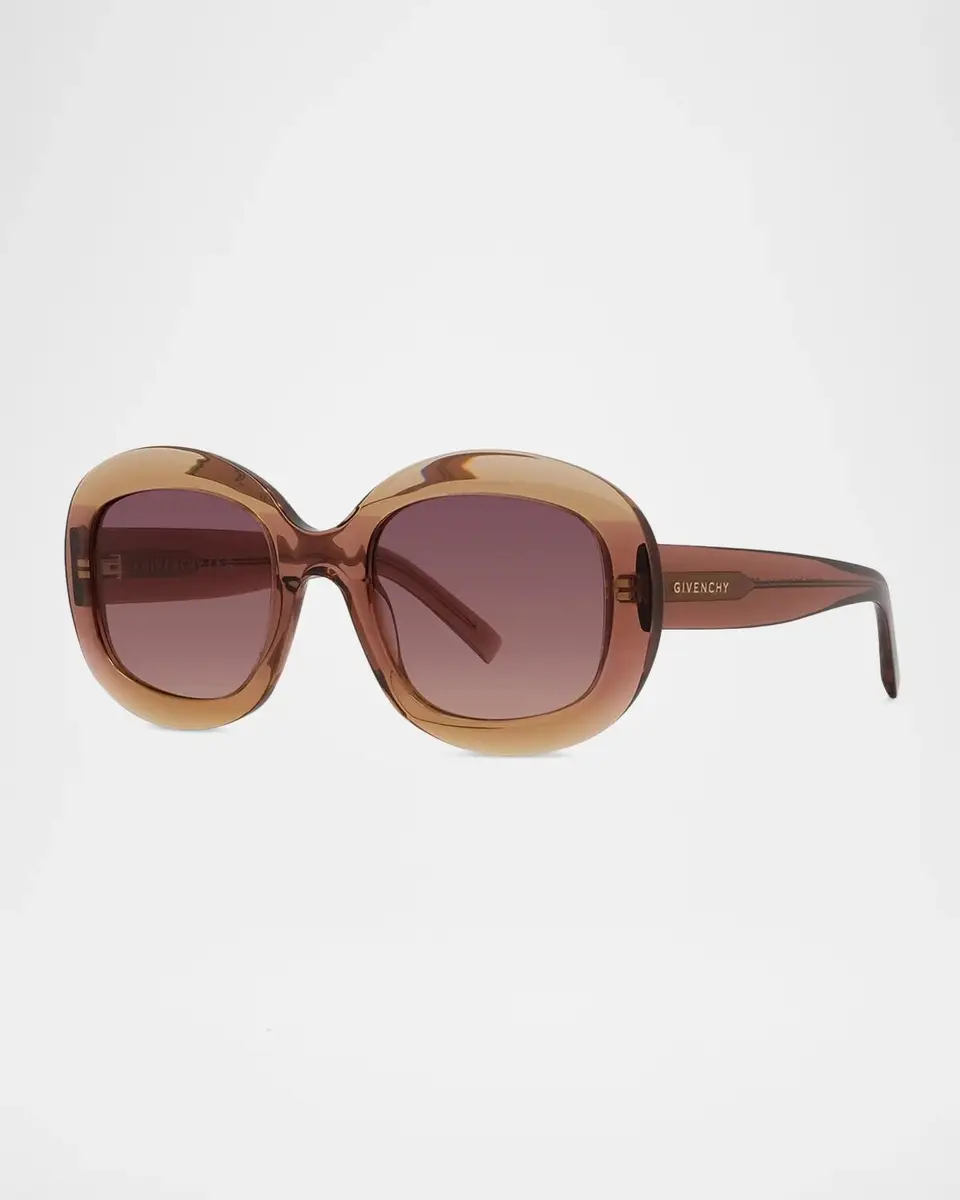Givenchy City 52MM Round Sunglasses | Thumbnail 3