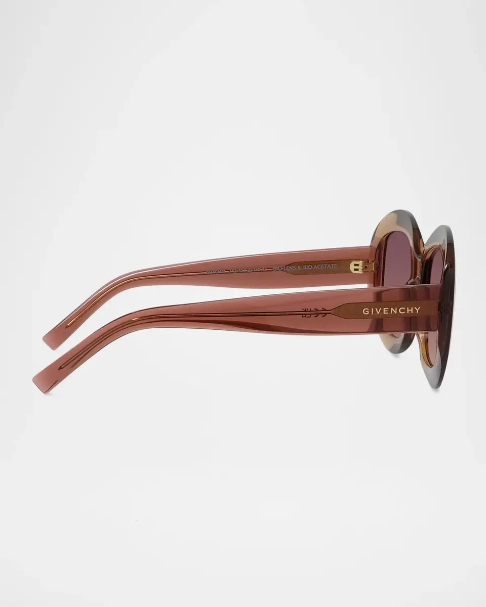 Givenchy City 52MM Round Sunglasses | Thumbnail 4