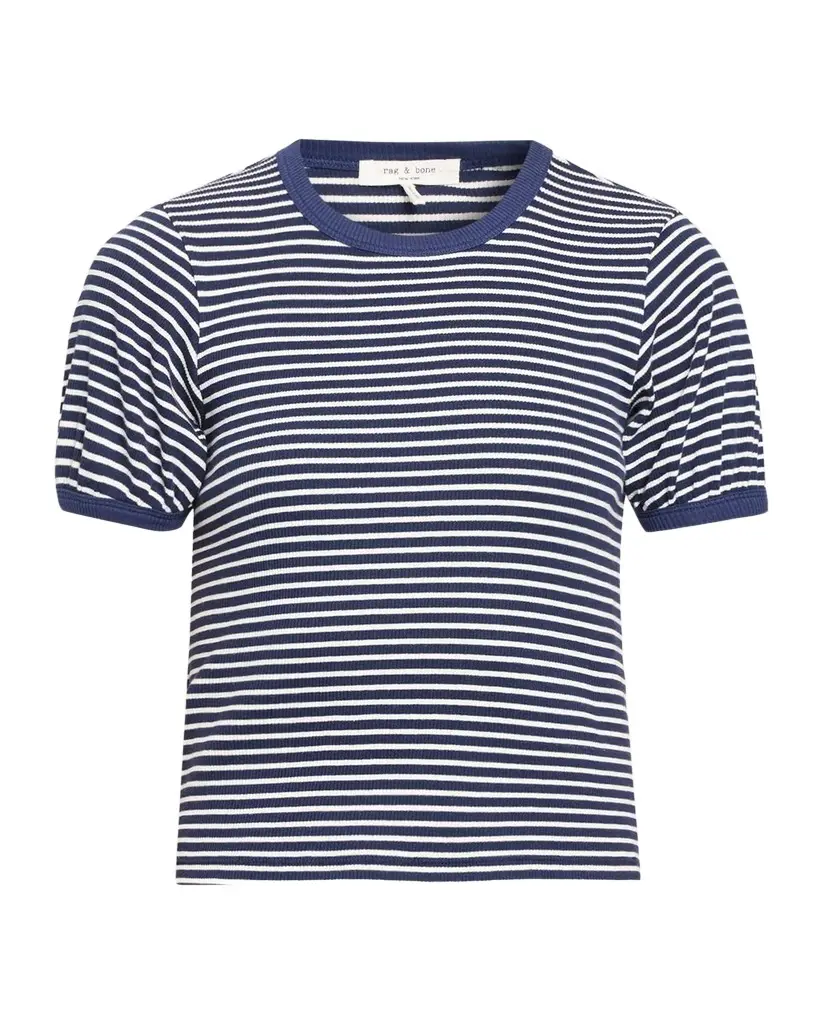 rag & bone The Essential Striped Pima Cotton T-Shirt