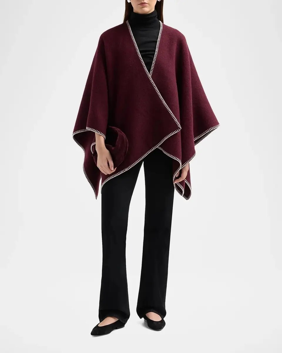 rag & bone Ingrid Wool Poncho | Thumbnail 2 rag & bone Ingrid Wool Poncho | Thumbnail 2