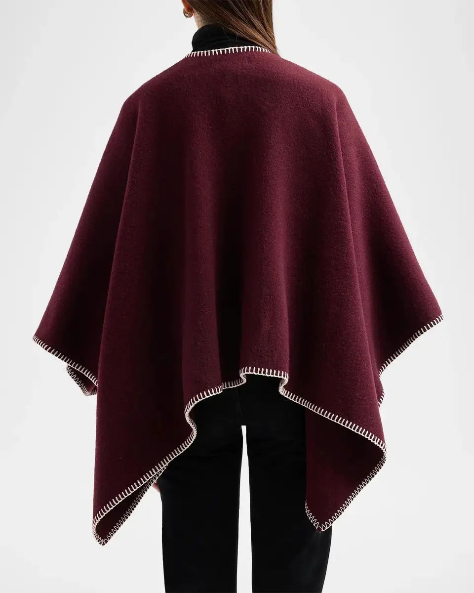 rag & bone Ingrid Wool Poncho | Thumbnail 3 rag & bone Ingrid Wool Poncho | Thumbnail 3