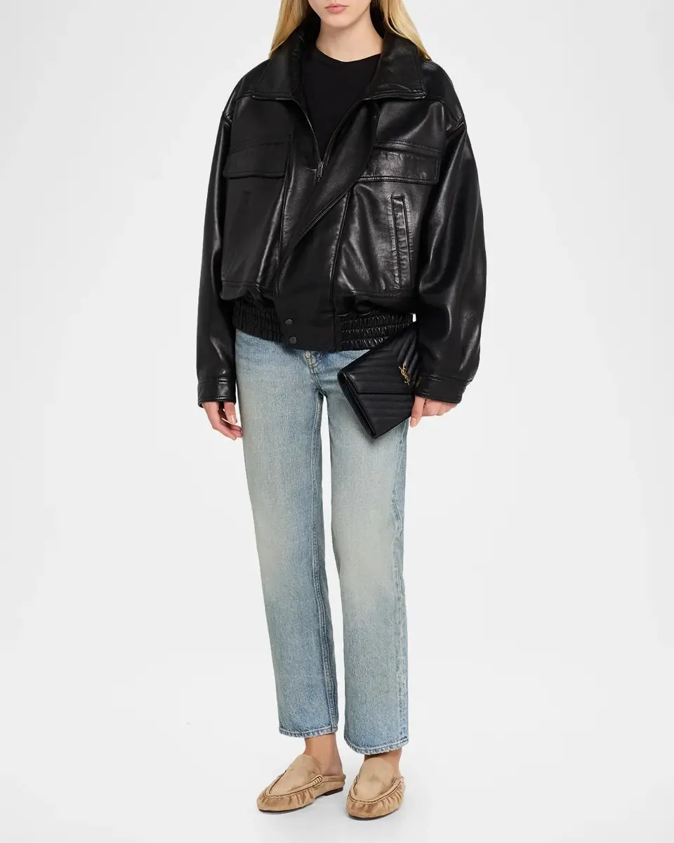 Saint Laurent Logo Quilted Leather Shoulder Bag | Thumbnail 5 Saint Laurent Logo Quilted Leather Shoulder Bag | Thumbnail 5