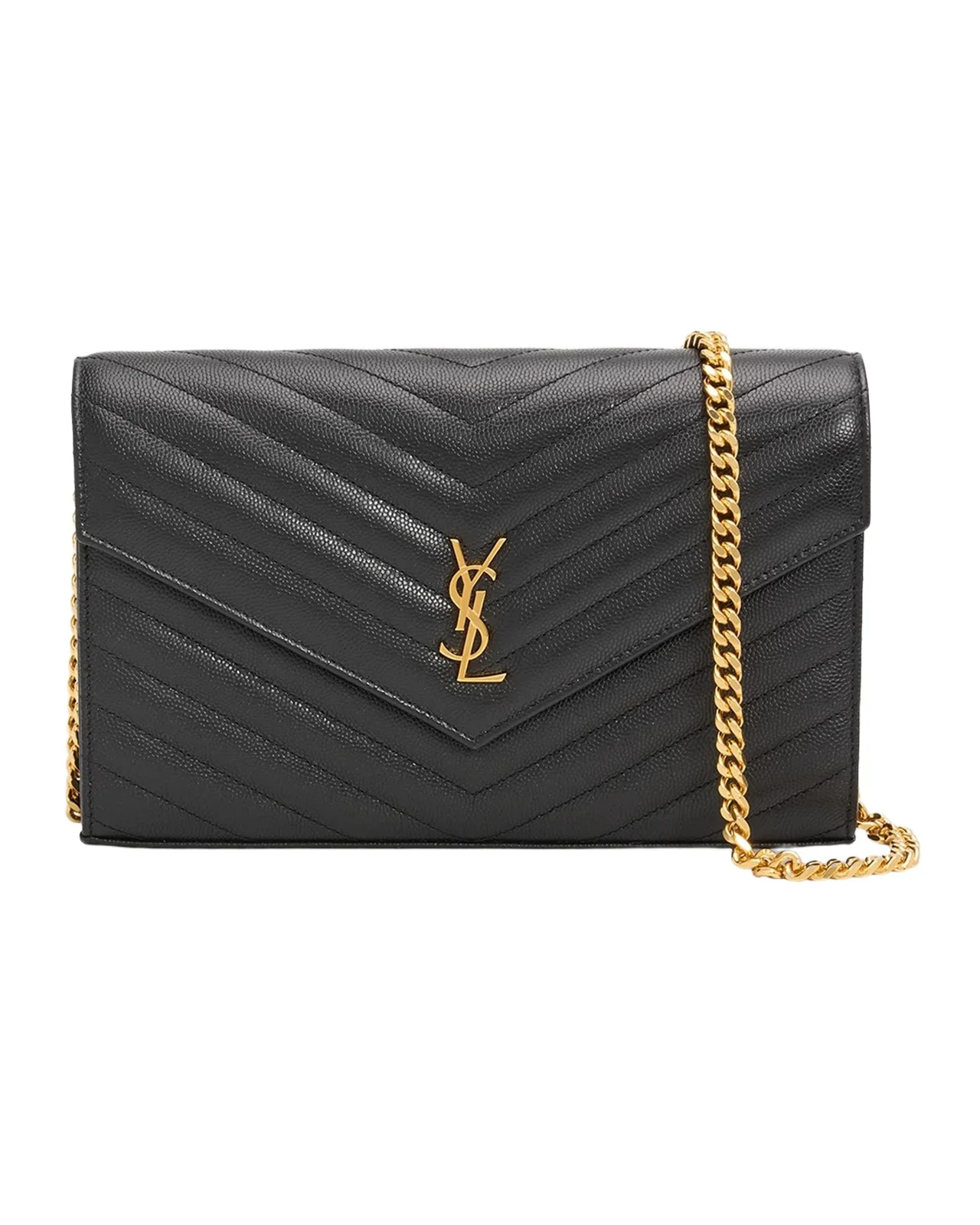 Logo Quilted Leather Shoulder Bag Logo Quilted Leather Shoulder Bag