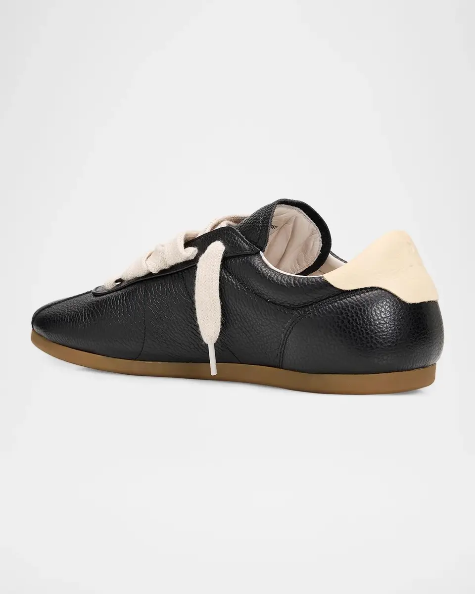Represent Men's Low-Pro Loose-Fit Leather Sneakers | Thumbnail 4