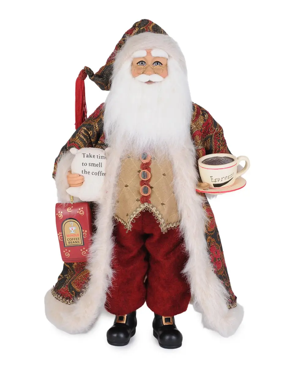 Karen Didion Coffee Santa Figurine | Thumbnail 3 Karen Didion Coffee Santa Figurine | Thumbnail 3