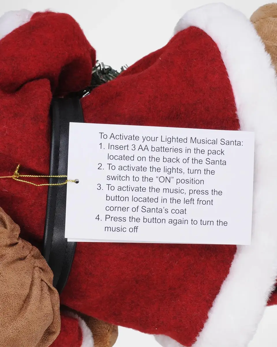 Karen Didion Lighted Musical Christmas Santa | Thumbnail 3