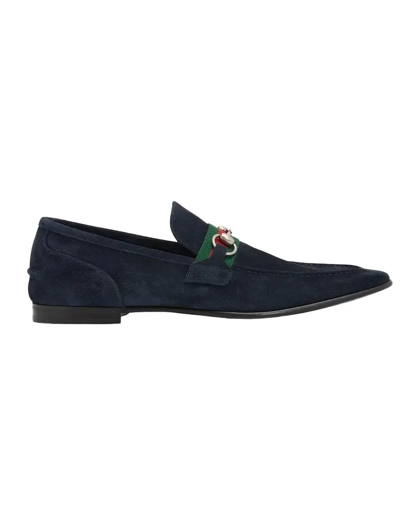 Men's Como Suede Web Bit Loafers Men's Como Suede Web Bit Loafers