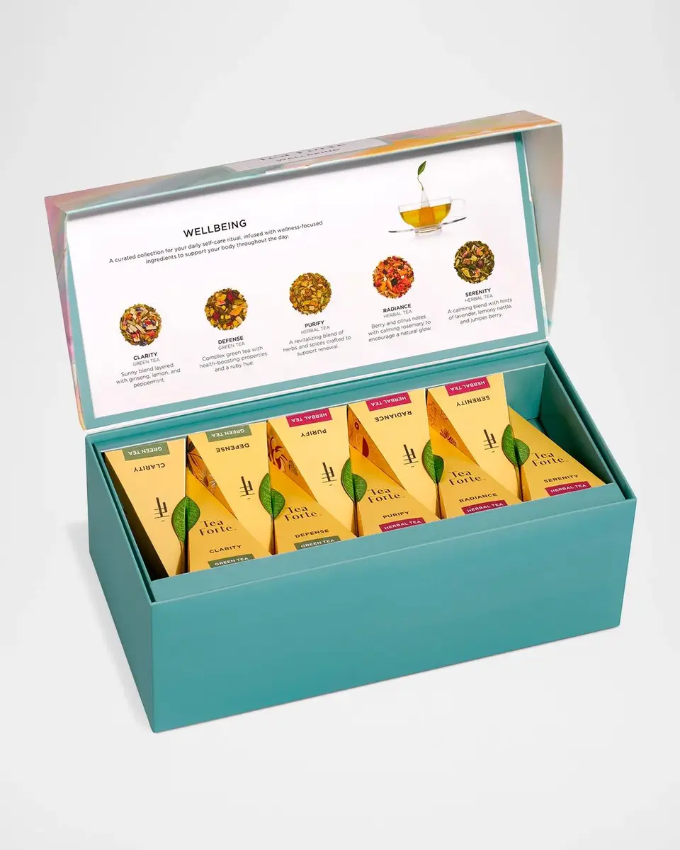 Tea Forte Wellbeing Presentation Box | Thumbnail 2 Tea Forte Wellbeing Presentation Box | Thumbnail 2