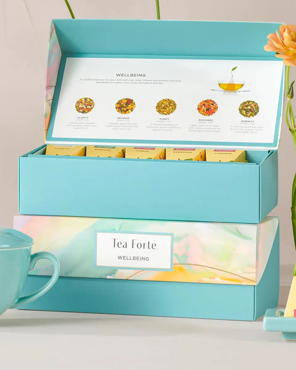 Tea Forte Wellbeing Presentation Box | Thumbnail 3 Tea Forte Wellbeing Presentation Box | Thumbnail 3