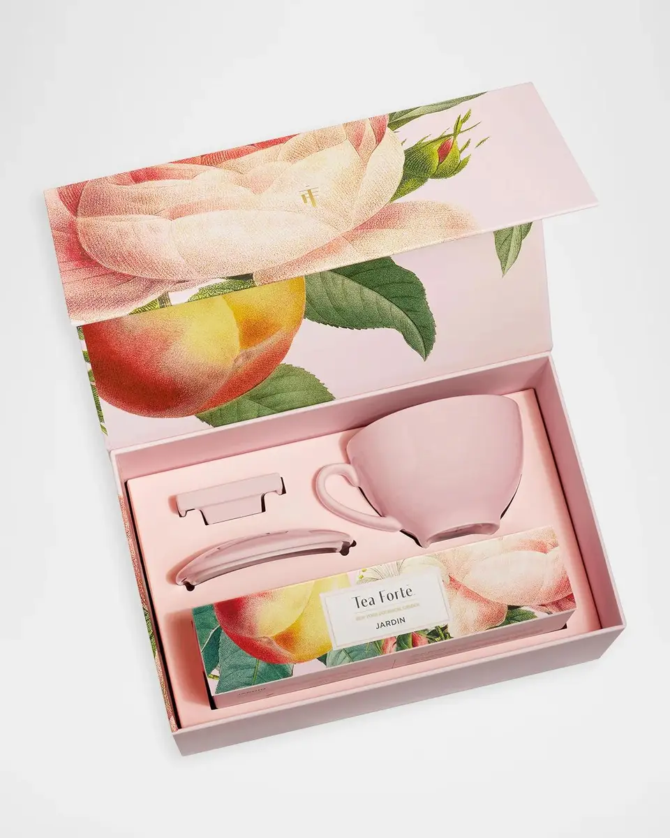 Tea Forte x The New York Botanical Garden Jardin 3-Piece Luxury Gift Box | Thumbnail 2 Tea Forte x The New York Botanical Garden Jardin 3-Piece Luxury Gift Box | Thumbnail 2
