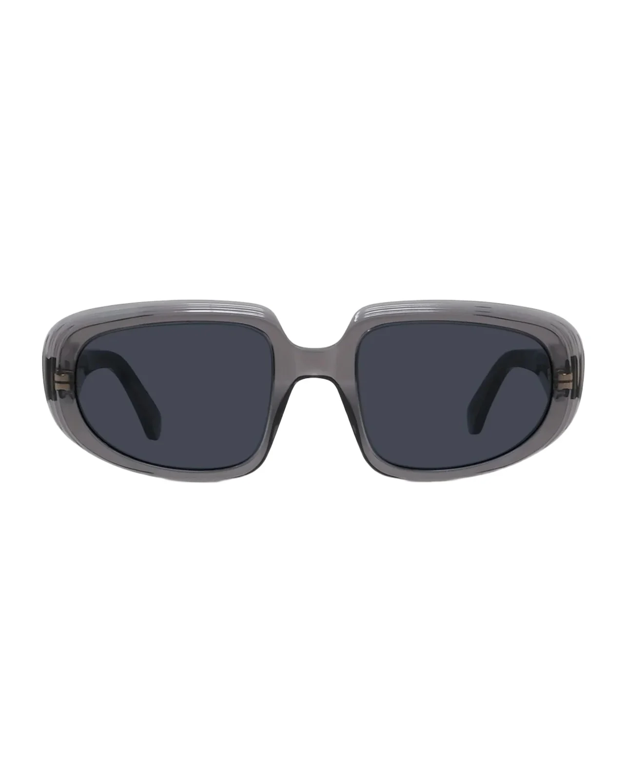 Loewe Men's Anagram-Temple Acetate Oval Sunglasses