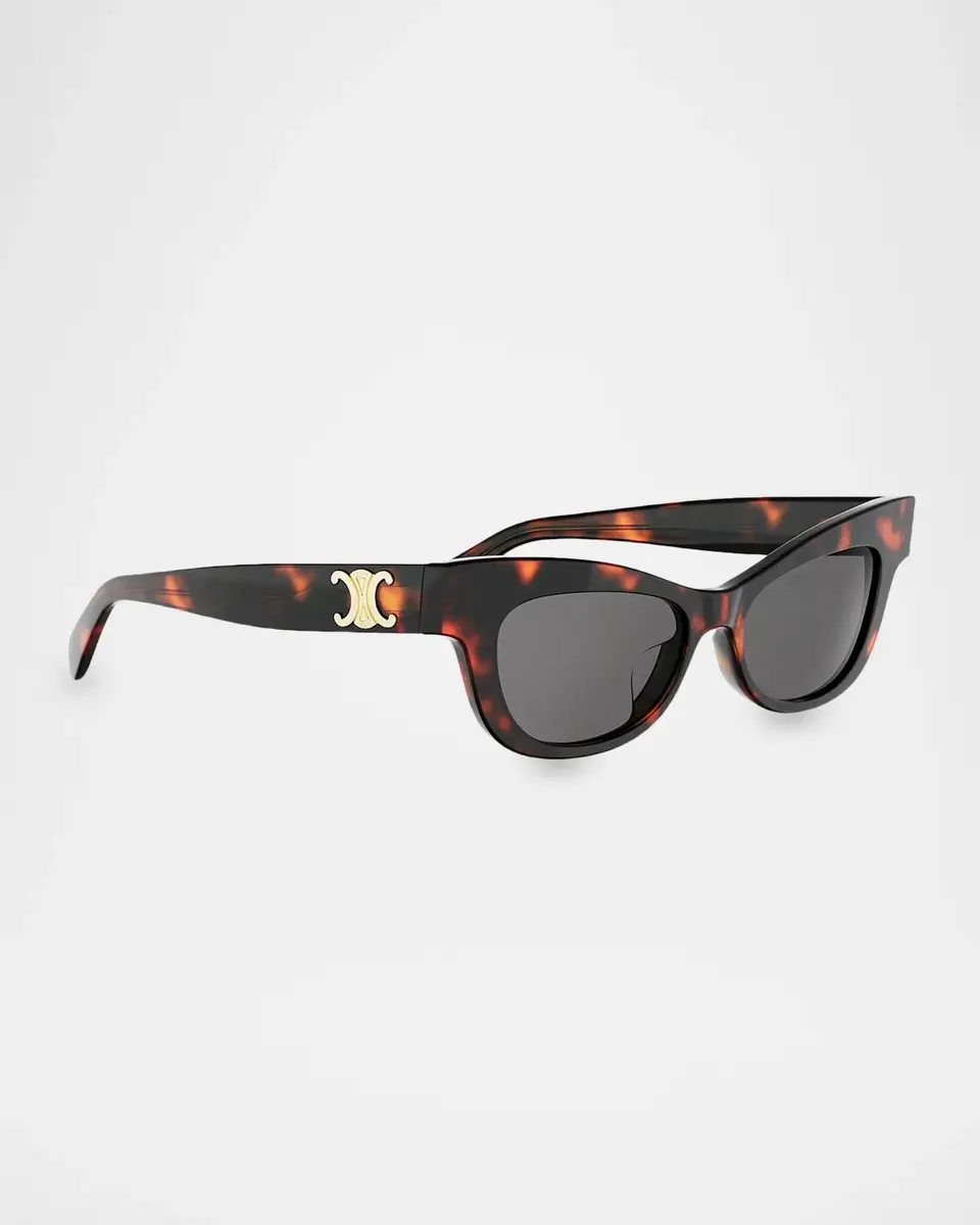Celine Triomphe 19 53MM Cat-Eye Sunglasses | Thumbnail 8 Celine Triomphe 19 53MM Cat-Eye Sunglasses | Thumbnail 8