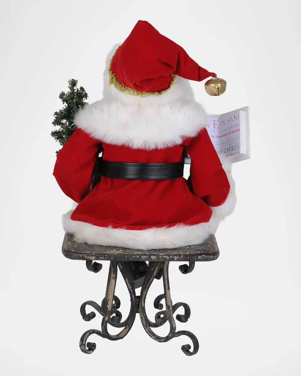 Karen Didion Lighted Santa, Reindeer & Tree Figurine | Thumbnail 2 Karen Didion Lighted Santa, Reindeer & Tree Figurine | Thumbnail 2