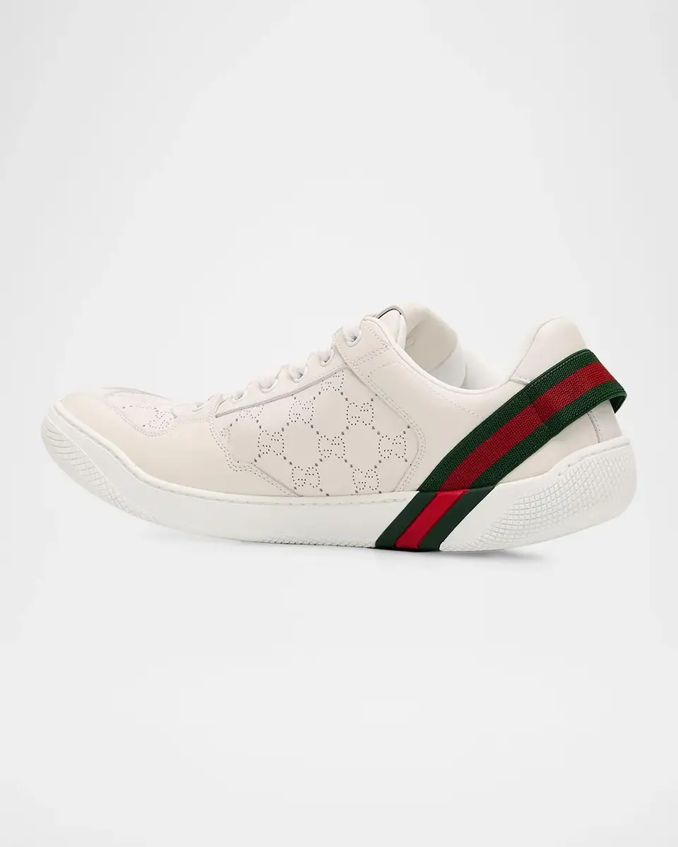 Gucci Men's Screener 3.0 GG Leather Sneakers | Thumbnail 4 Gucci Men's Screener 3.0 GG Leather Sneakers | Thumbnail 4