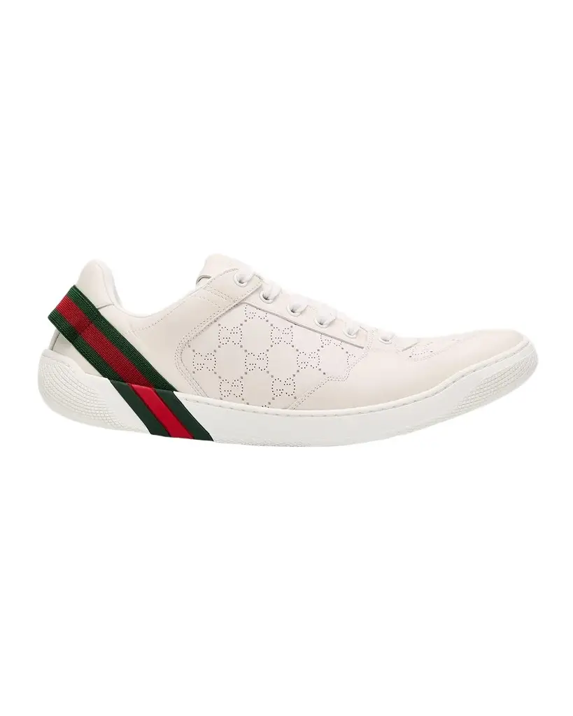 Gucci Men's Screener 3.0 GG Leather Sneakers