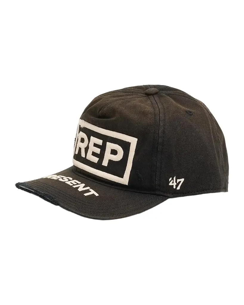 Represent Men's 5-Panel Distressed Baseball Cap
