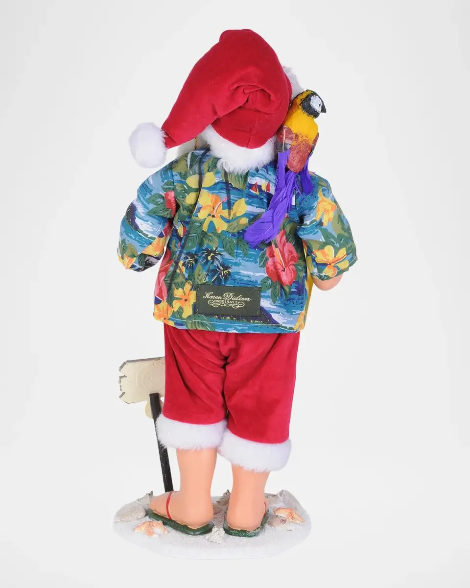 Karen Didion Margarita Beach Santa Figurine | Thumbnail 2 Karen Didion Margarita Beach Santa Figurine | Thumbnail 2