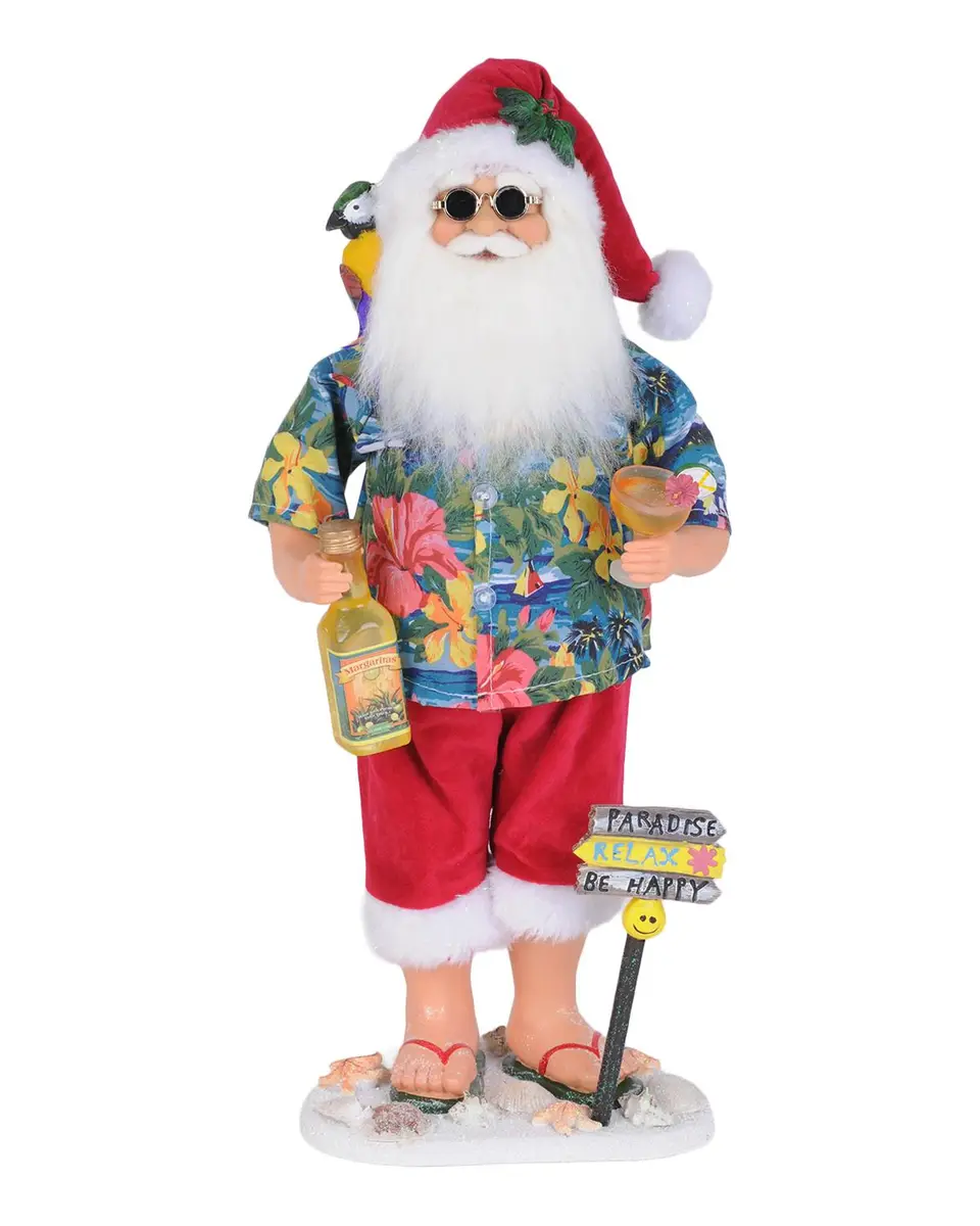 Karen Didion Margarita Beach Santa Figurine | Thumbnail 3 Karen Didion Margarita Beach Santa Figurine | Thumbnail 3