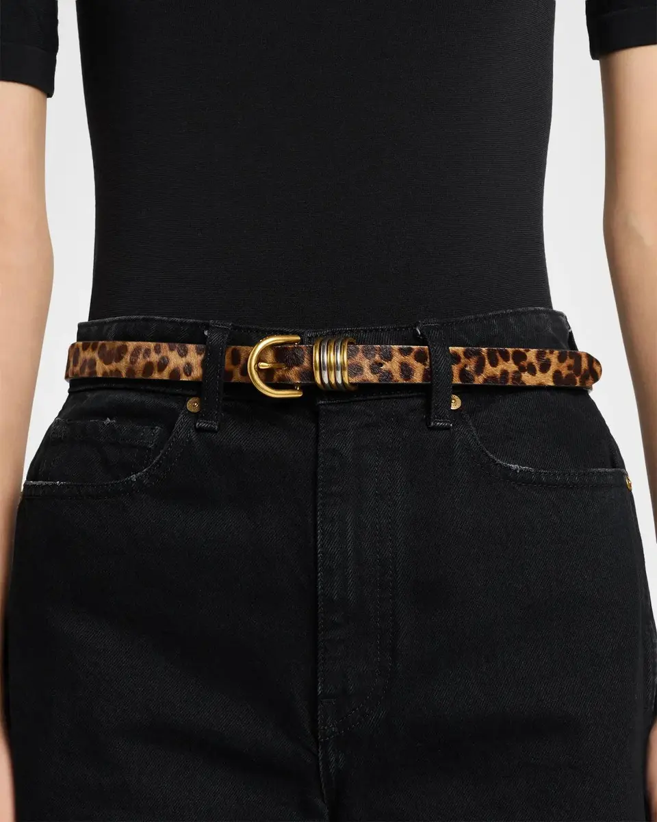 rag & bone Sasha Leopard Calf Hair Belt | Thumbnail 2 rag & bone Sasha Leopard Calf Hair Belt | Thumbnail 2
