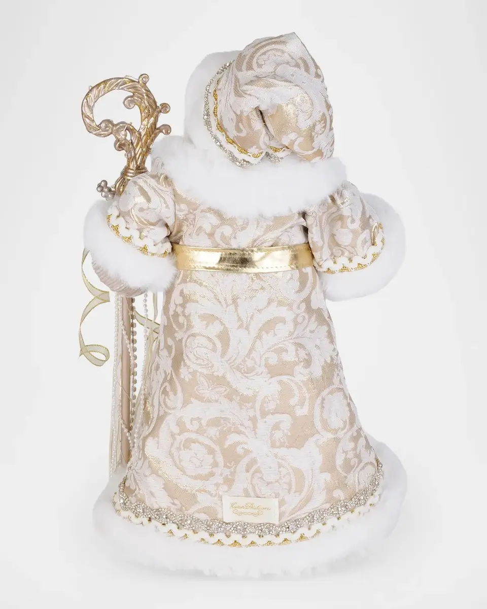 Karen Didion Lighted Gold Royale Santa | Thumbnail 2