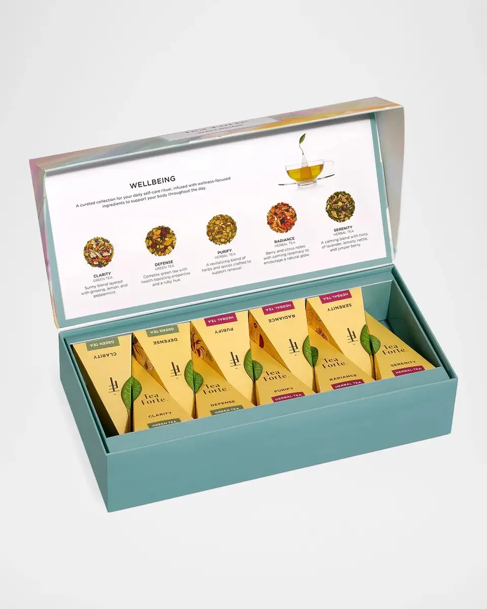 Tea Forte Wellbeing 3-Piece Luxury Gift Set | Thumbnail 2