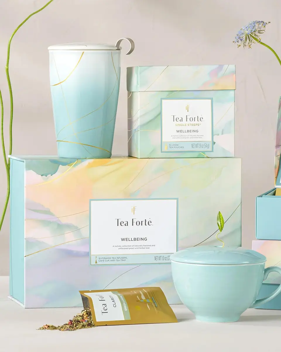 Tea Forte Wellbeing 3-Piece Luxury Gift Set | Thumbnail 5