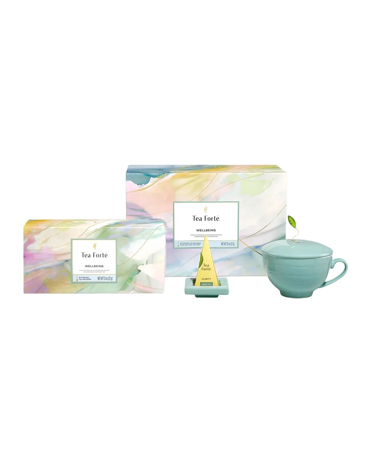 Tea Forte Wellbeing 3-Piece Luxury Gift Set