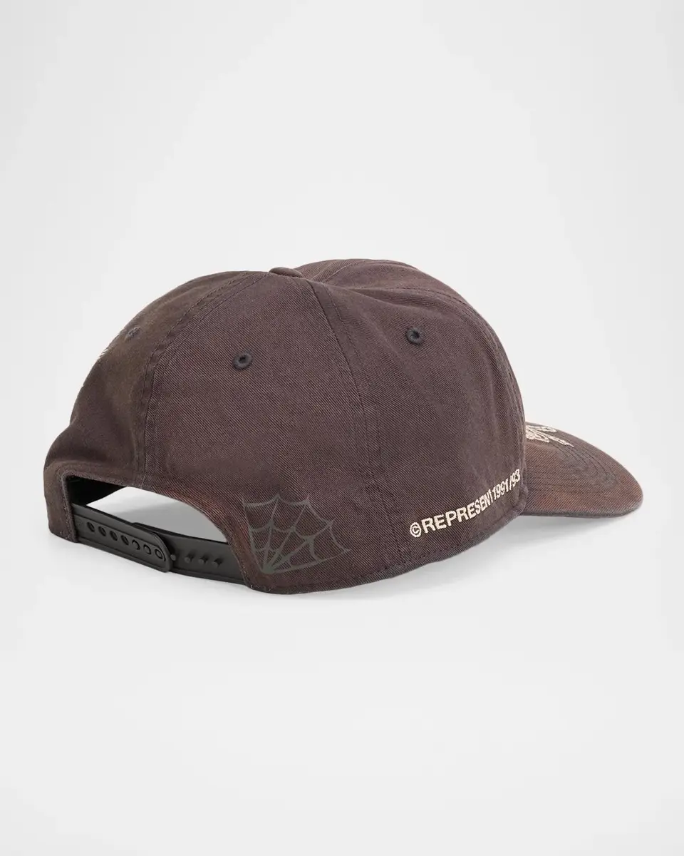 Represent Men's Sketch Distressed Baseball Cap | Thumbnail 2 Represent Men's Sketch Distressed Baseball Cap | Thumbnail 2
