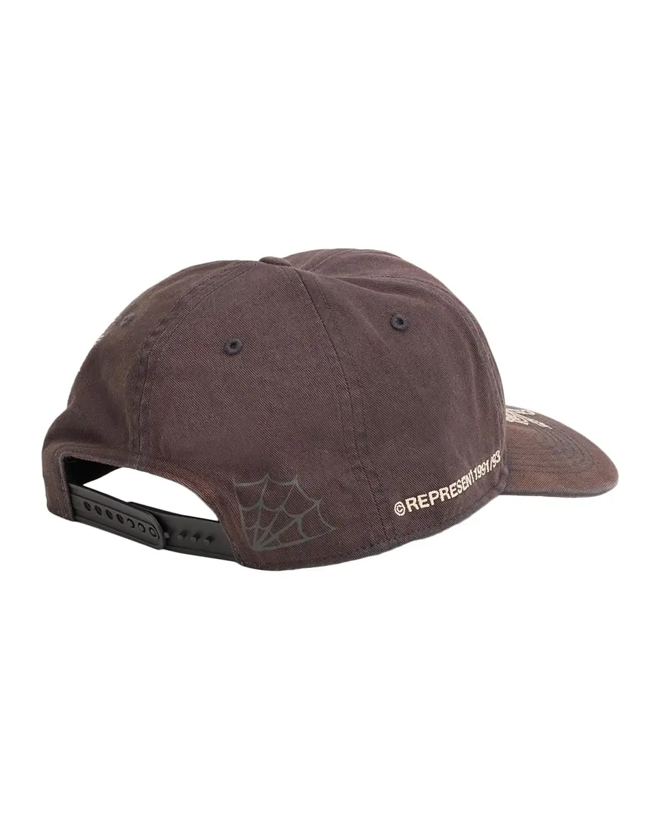 Represent Men's Sketch Distressed Baseball Cap | Thumbnail 4 Represent Men's Sketch Distressed Baseball Cap | Thumbnail 4