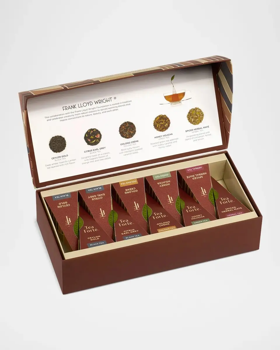 Tea Forte x Frank Lloyd Wright 3-Piece Luxury Gift Set | Thumbnail 3