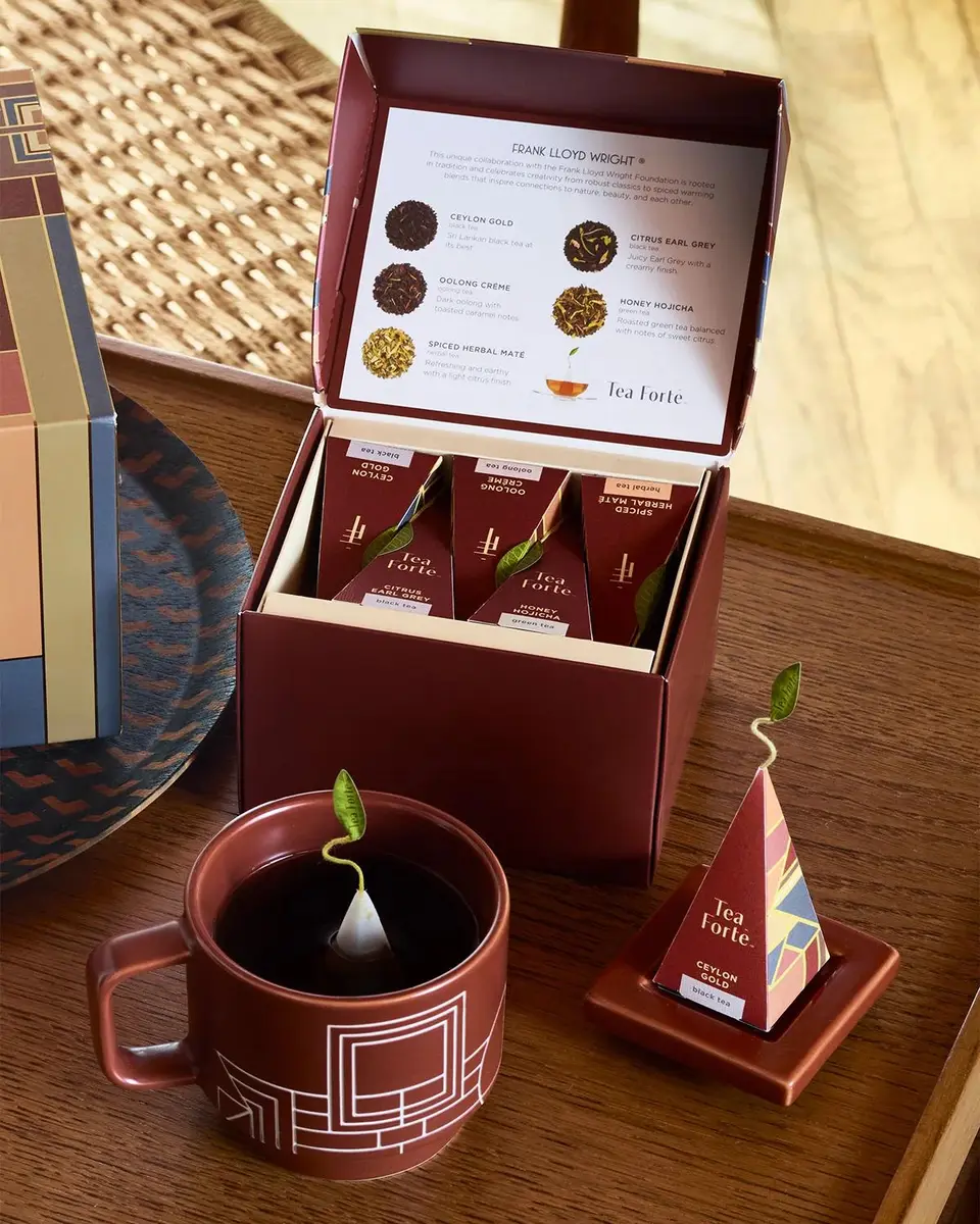 Tea Forte x Frank Lloyd Wright 3-Piece Luxury Gift Set | Thumbnail 6