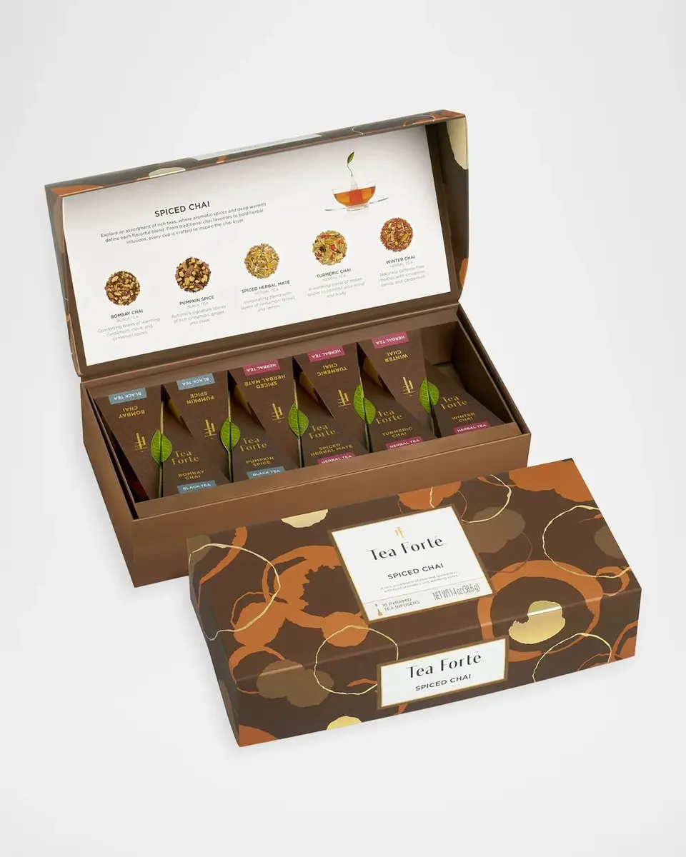 Tea Forte Spiced Chai Petite Presentation Box | Thumbnail 2 Tea Forte Spiced Chai Petite Presentation Box | Thumbnail 2