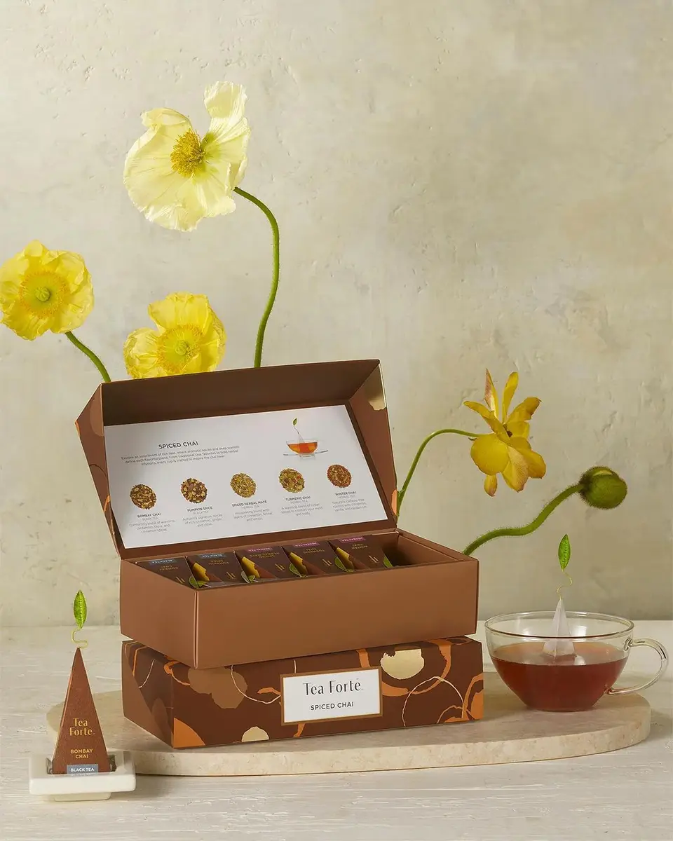 Tea Forte Spiced Chai Petite Presentation Box | Thumbnail 3 Tea Forte Spiced Chai Petite Presentation Box | Thumbnail 3