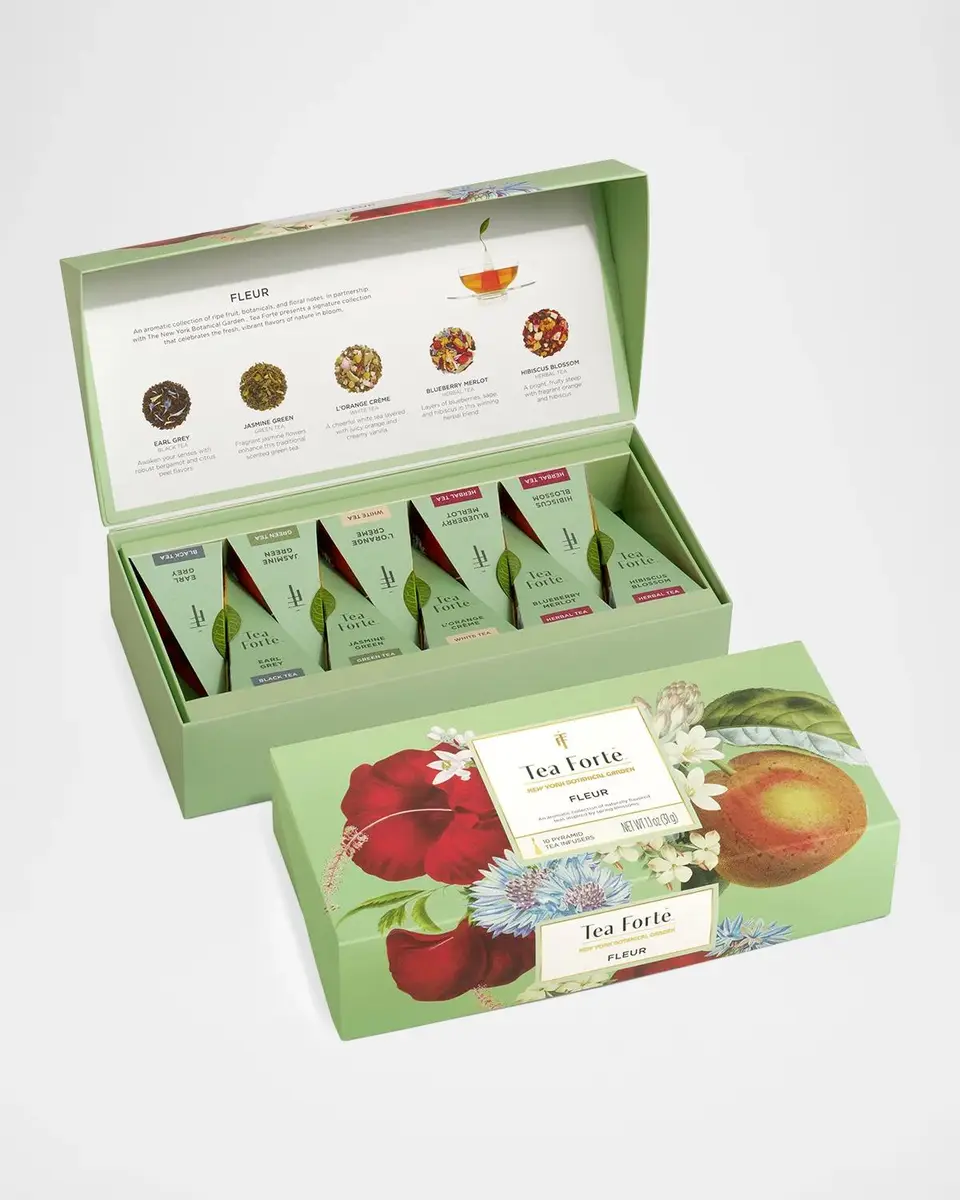 Tea Forte x The New York Botanical Garden Fleur Petite Presentation Box | Thumbnail 2 Tea Forte x The New York Botanical Garden Fleur Petite Presentation Box | Thumbnail 2
