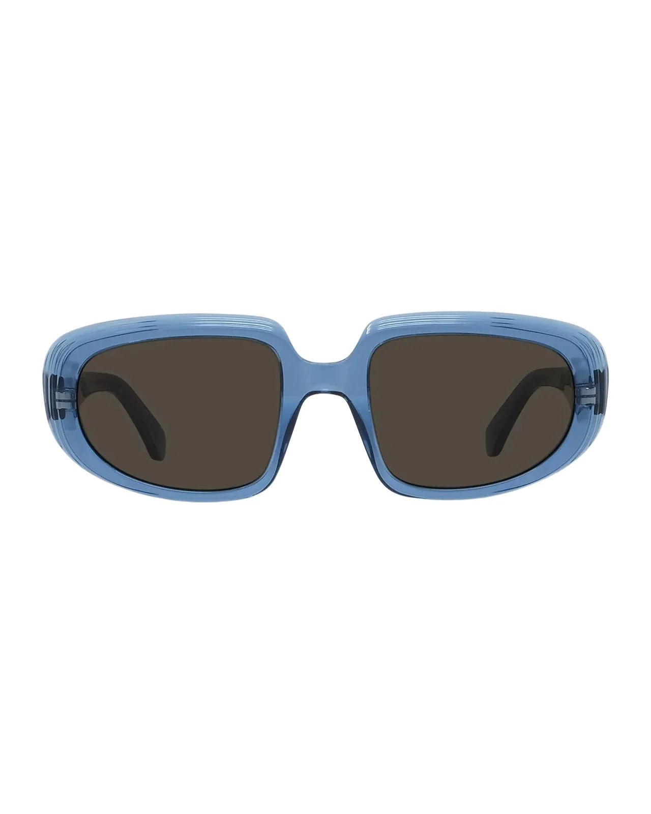 Loewe Men's Anagram Acetate Oval Sunglasses