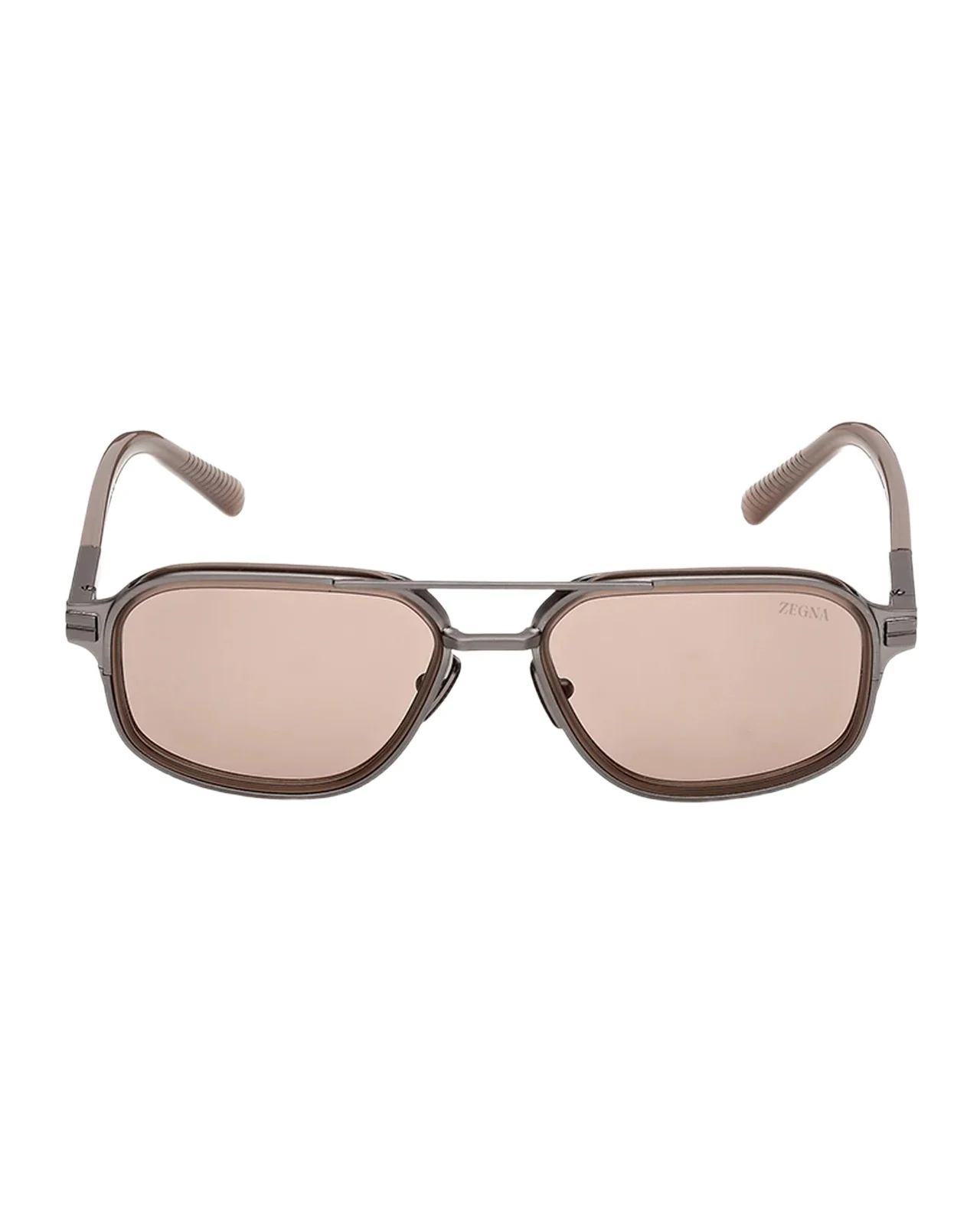 Zegna Men's EZ0320 Metal Navigator Sunglasses