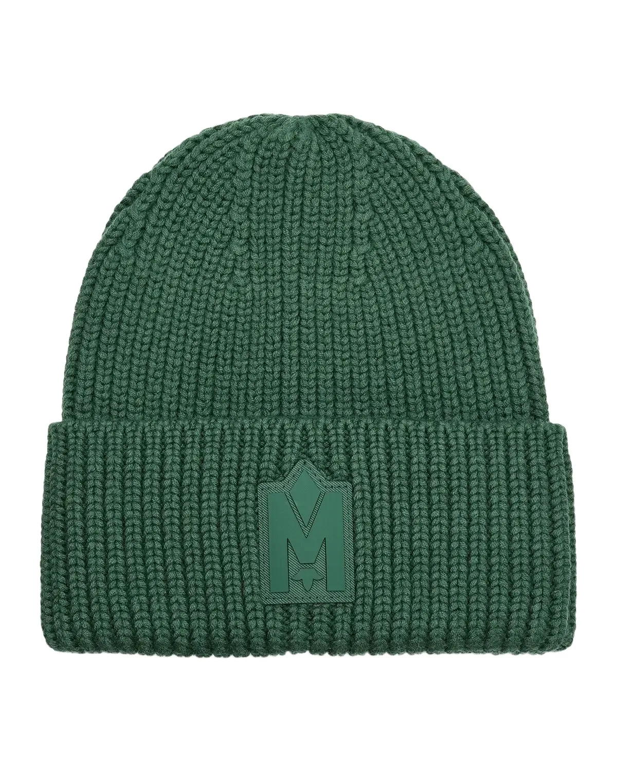 Mackage Men's M-Logo Patch Beanie Hat