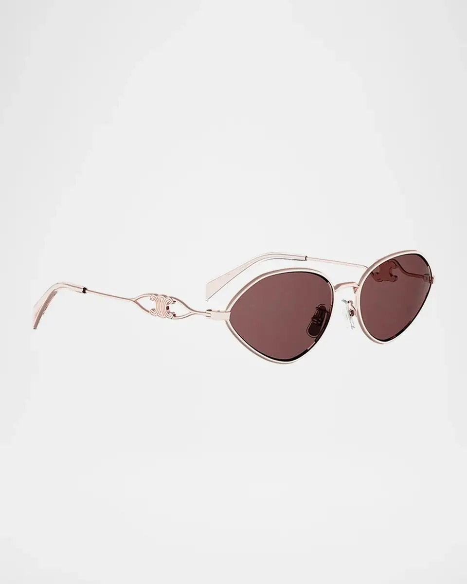 Celine Wire 58MM Oval Sunglasses | Thumbnail 2