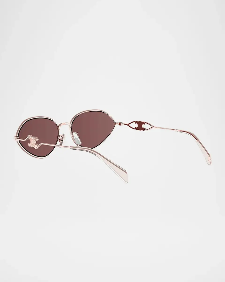 Celine Wire 58MM Oval Sunglasses | Thumbnail 3