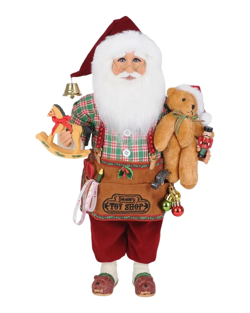 Karen Didion Toymaker Santa Figurine