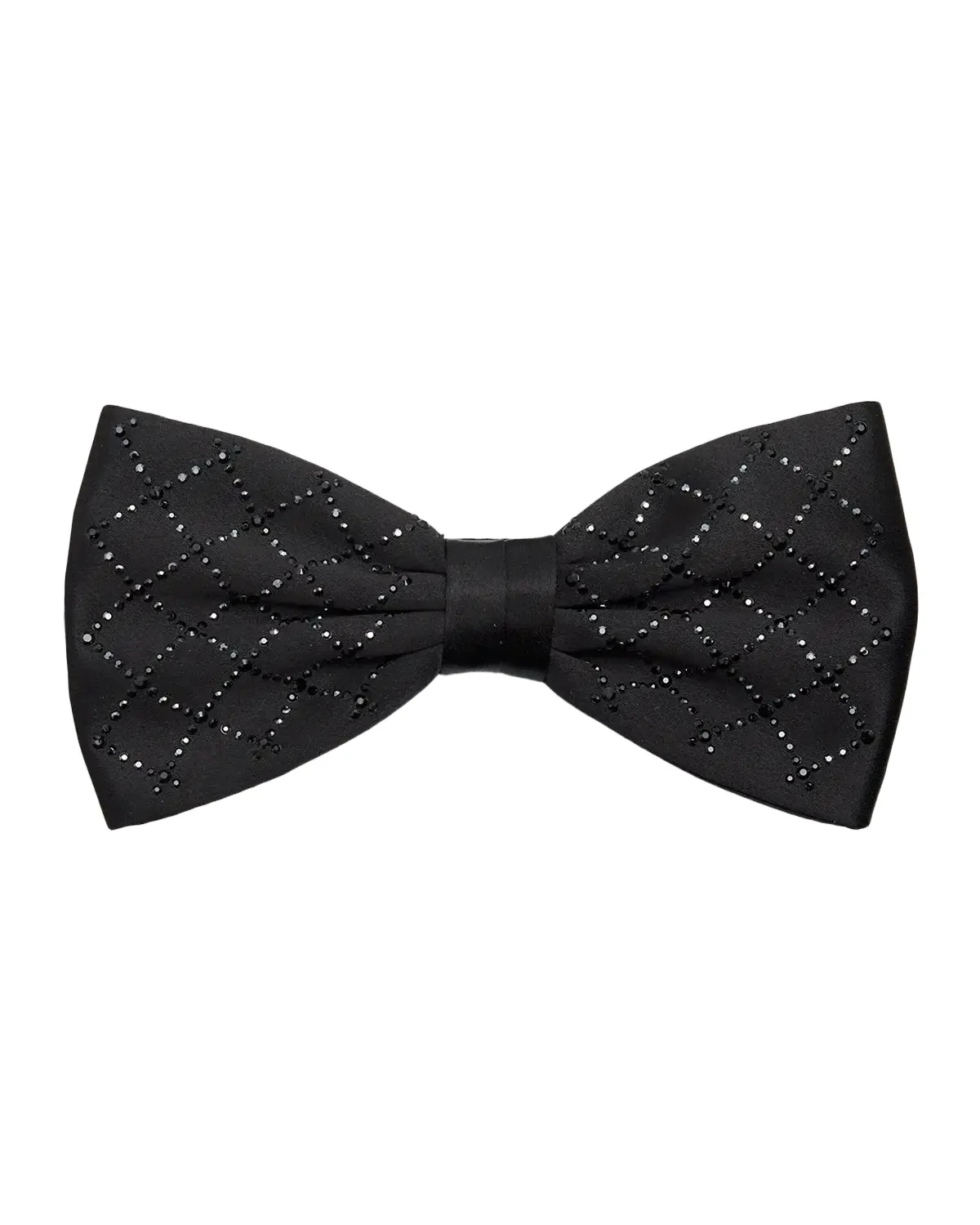 Stefano Ricci Men's Swarovski Crystal Lattice Silk Bow Tie