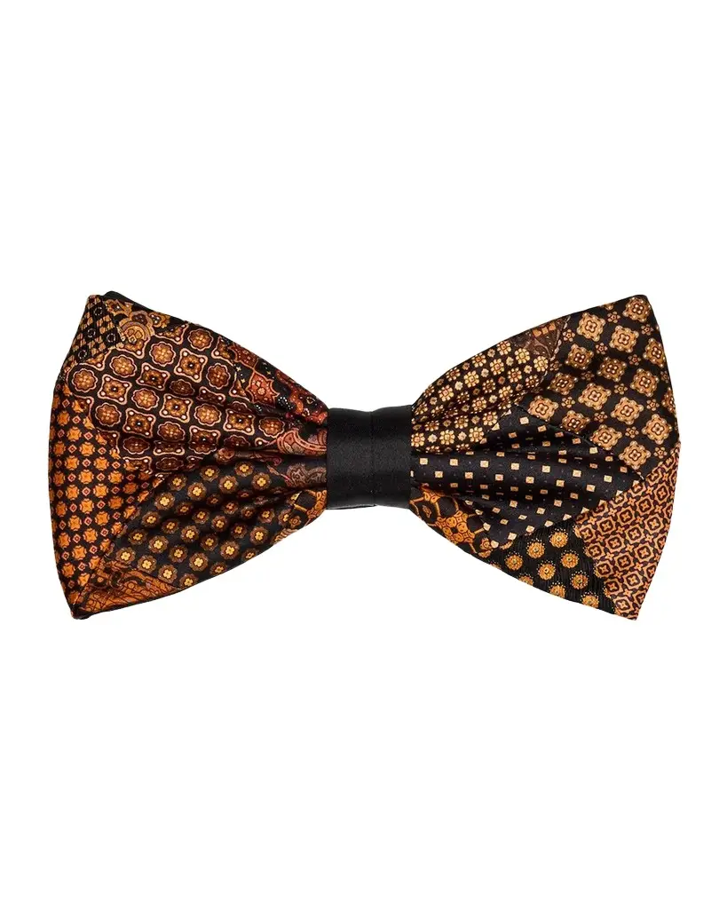 Men's Silk Patchwork Bow Tie Men's Silk Patchwork Bow Tie