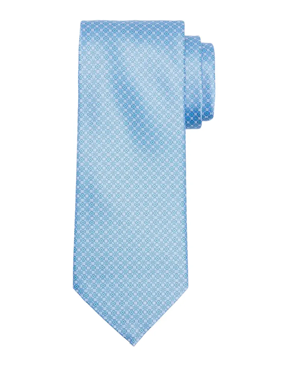 Stefano Ricci Men's Micro-Floral Silk Tie | Thumbnail 2 Stefano Ricci Men's Micro-Floral Silk Tie | Thumbnail 2