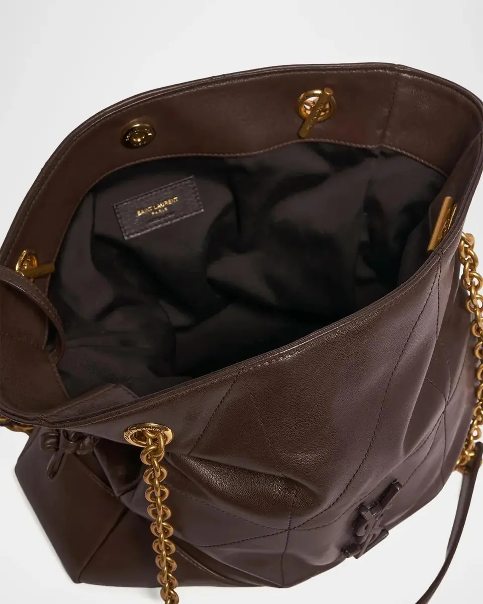 Saint Laurent Jamie Logo Leather Shoulder Bag | Thumbnail 4 Saint Laurent Jamie Logo Leather Shoulder Bag | Thumbnail 4