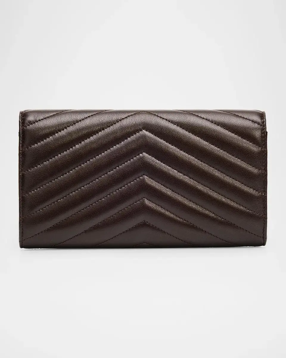 Saint Laurent Cassandre Matelassé Leather Wallet | Thumbnail 3 Saint Laurent Cassandre Matelassé Leather Wallet | Thumbnail 3