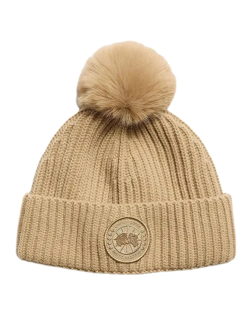 Toque Pom-Pom Merino Wool-Cashmere Beanie Toque Pom-Pom Merino Wool-Cashmere Beanie