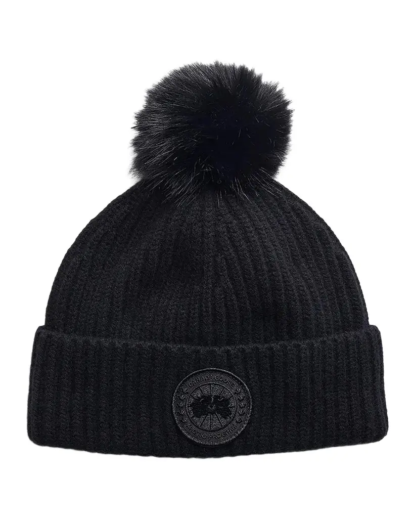 Toque Pom-Pom Merino Wool-Cashmere Beanie Toque Pom-Pom Merino Wool-Cashmere Beanie